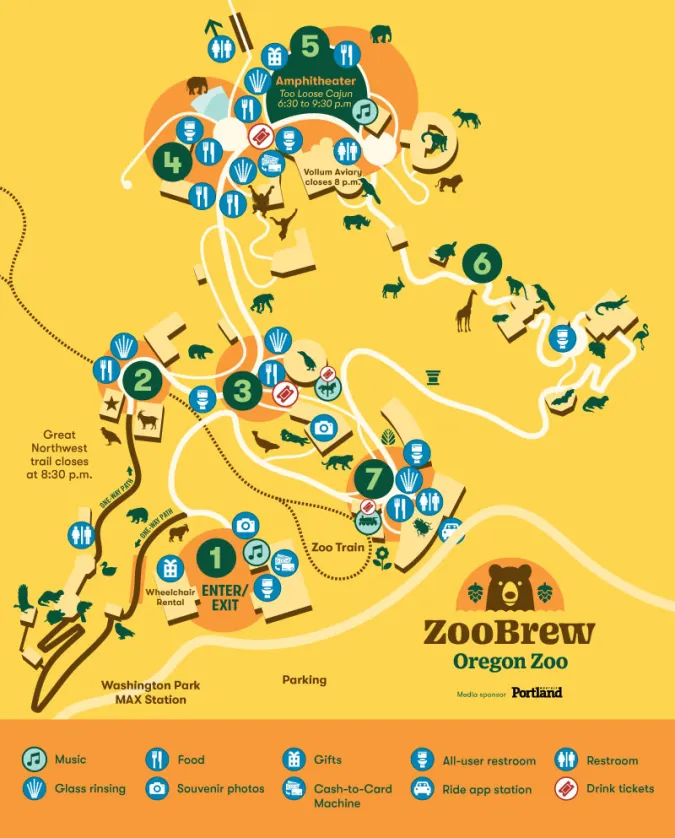 map of ZooBrew